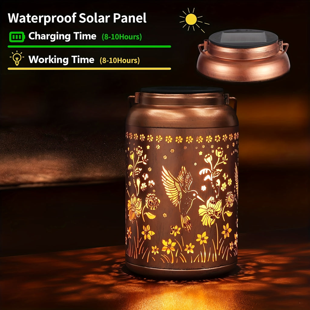 Hummingbird Glow Solar Lantern – Magical Garden Light