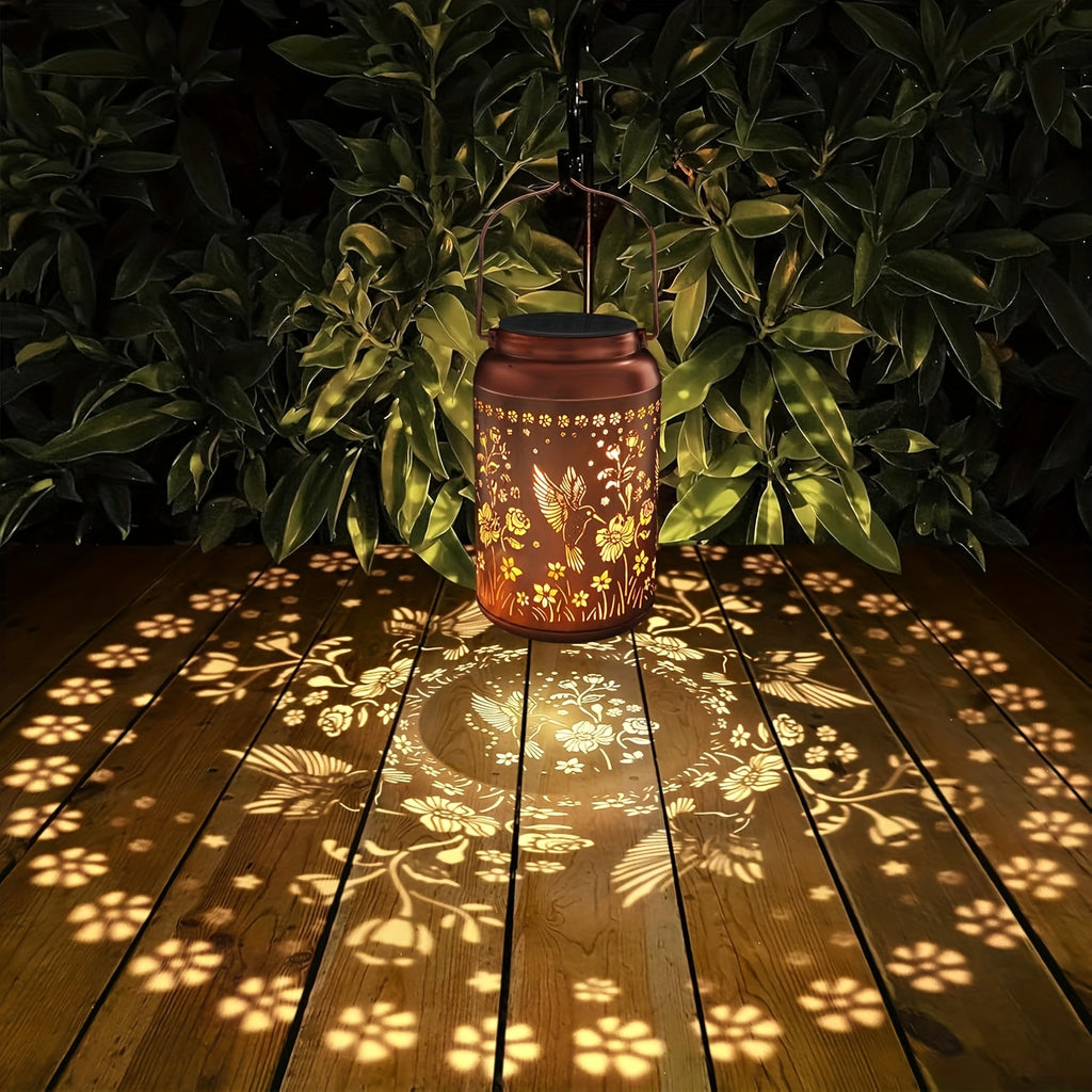 Hummingbird Glow Solar Lantern – Magical Garden Light