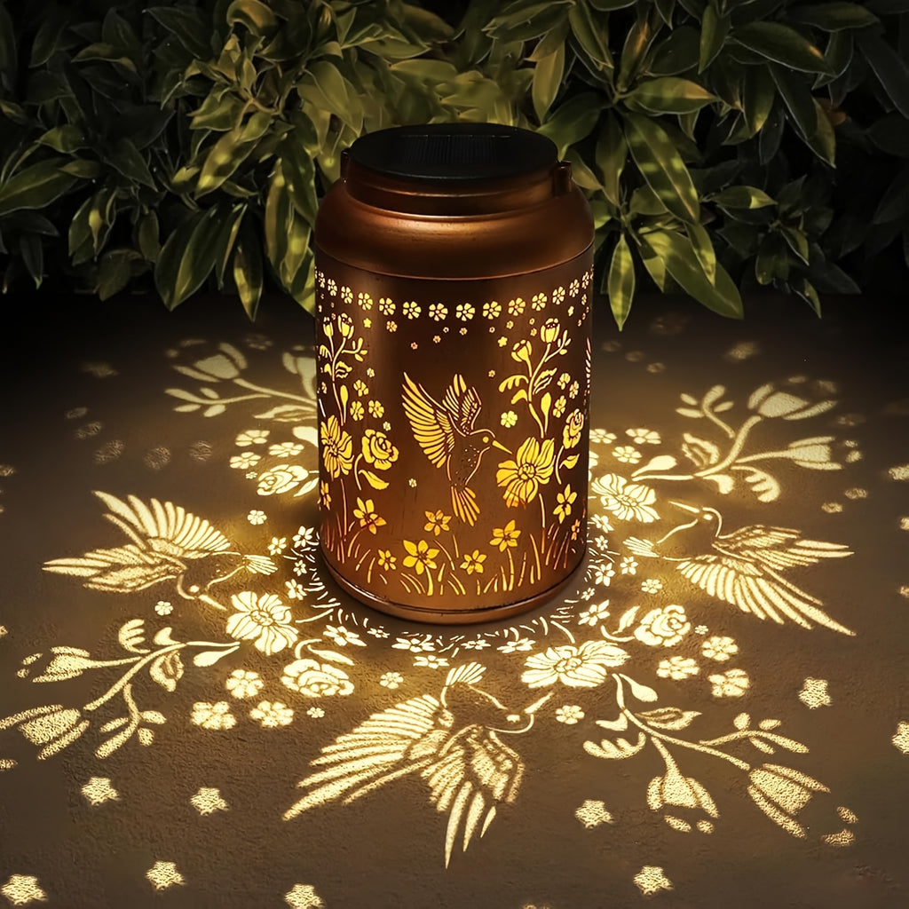 Hummingbird Glow Solar Lantern – Magical Garden Light